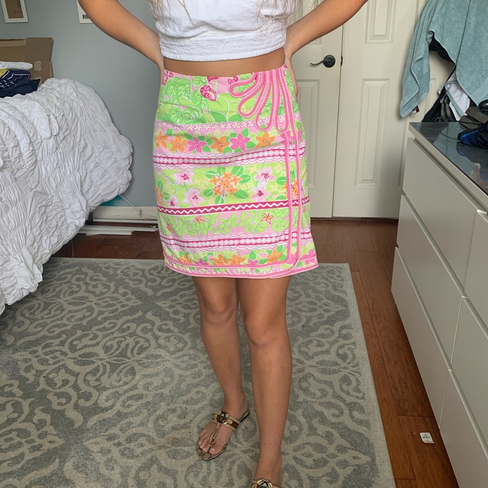 Lilly Pulitzer skirt.